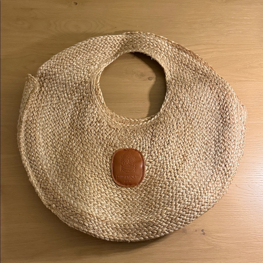 Diptyque Tan Woven Tote Bag